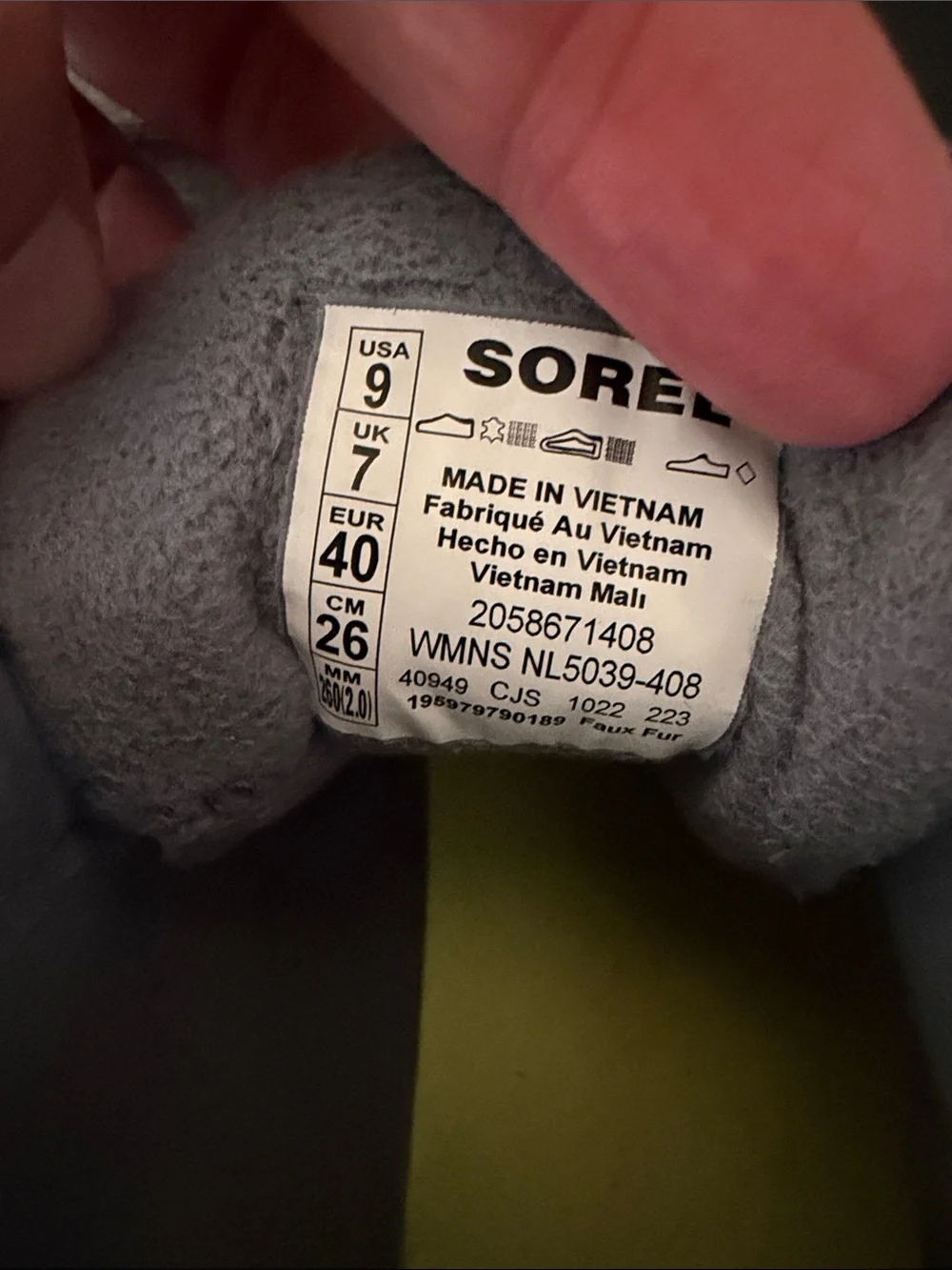 Sorel kinetic impact caribou waterproof Shoes Women’s Size 9 in Mercury & India
